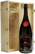 bottiglia magnum con confezione in legno